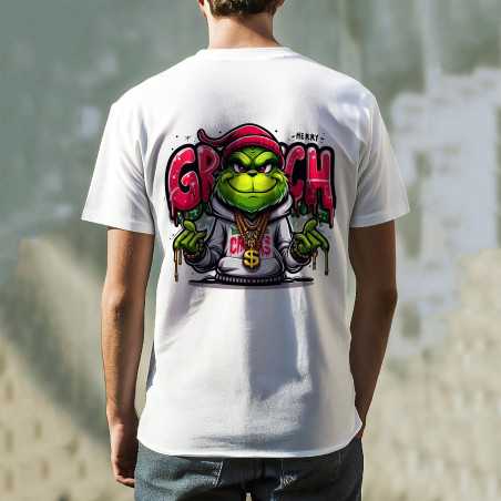 TRICOU BĂRBAȚI CU IMPRIMEU GRINCH