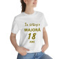 TRICOU DAMĂ CU IMPRIMEU 18 ANI GOLD