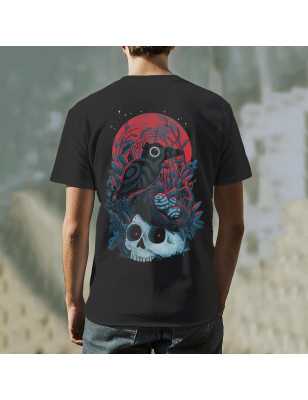 Tricou cu imprimeu SKULL