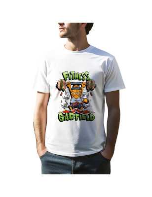 TRICOU BĂRBAȚI CU IMPRIMEU FITNES GIRFIELD