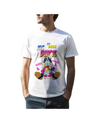 TRICOU BĂRBAȚI CU IMPRIMEU DUCK CARTOON 1