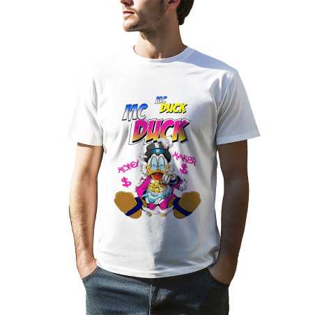 TRICOU BĂRBAȚI CU IMPRIMEU DUCK CARTOON 1