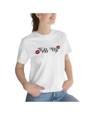 TRICOU DAMĂ CU IMPRIMEU KISS ME
