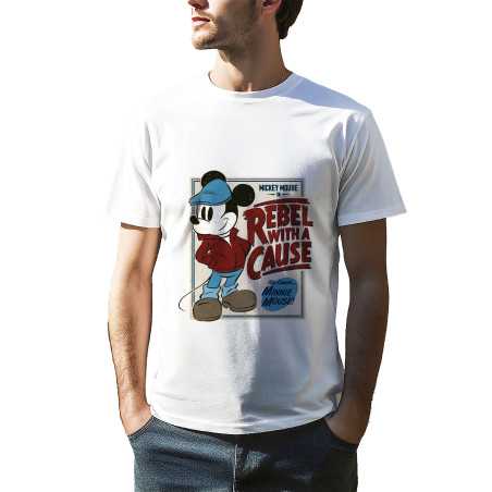 TRICOU BĂRBAȚI CU IMPRIMEU MICKEY CARTOON