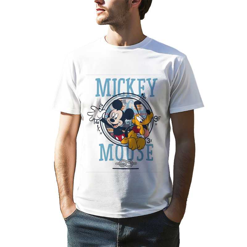 TRICOU BĂRBAȚI CU IMPRIMEU MICKEY MOUSE