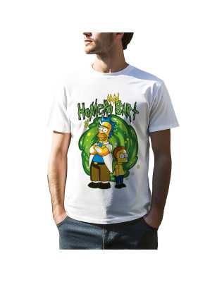 TRICOU BĂRBAȚI CU IMPRIMEU HOMERO AND BART