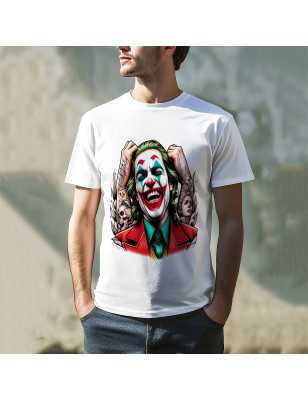 TRICOU BĂRBAȚI CU IMPRIMEU CLOVN