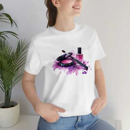 TRICOU DAMĂ CU IMPRIMEU MAKEUP