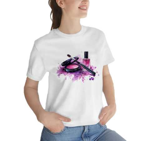 TRICOU DAMĂ CU IMPRIMEU MAKEUP