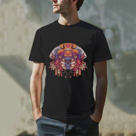 Tricou cu imprimeu TRIPLE SKULL