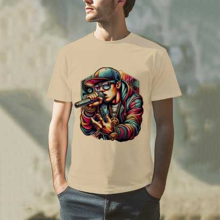 Tricou cu imprimeu CANTO