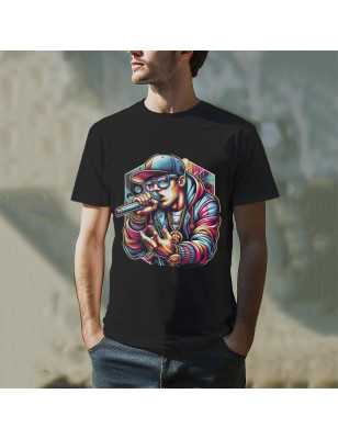 Tricou cu imprimeu CANTO