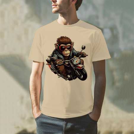 Tricou cu imprimeu maimuta