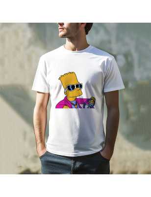 Tricou cu imprimeu BART SIMSON