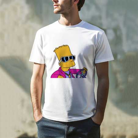 Tricou cu imprimeu BART SIMSON