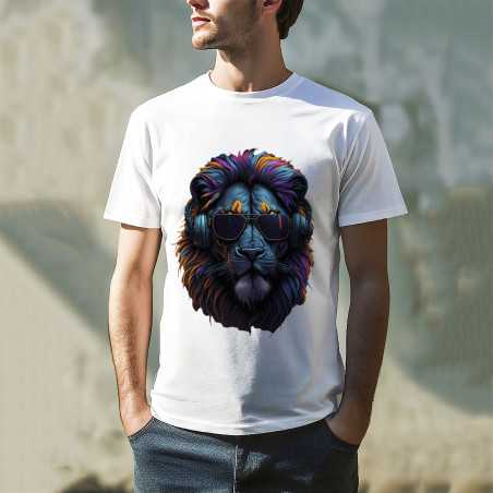 Tricou cu imprimeu LEU