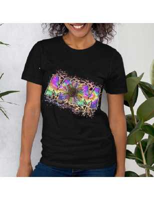 Tricou cu imprimeu MAMA FLOWER