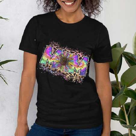 Tricou cu imprimeu MAMA FLOWER