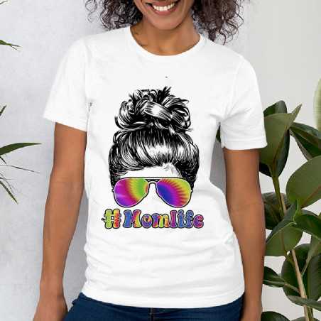 Tricou cu imprimeu MUM LIFE