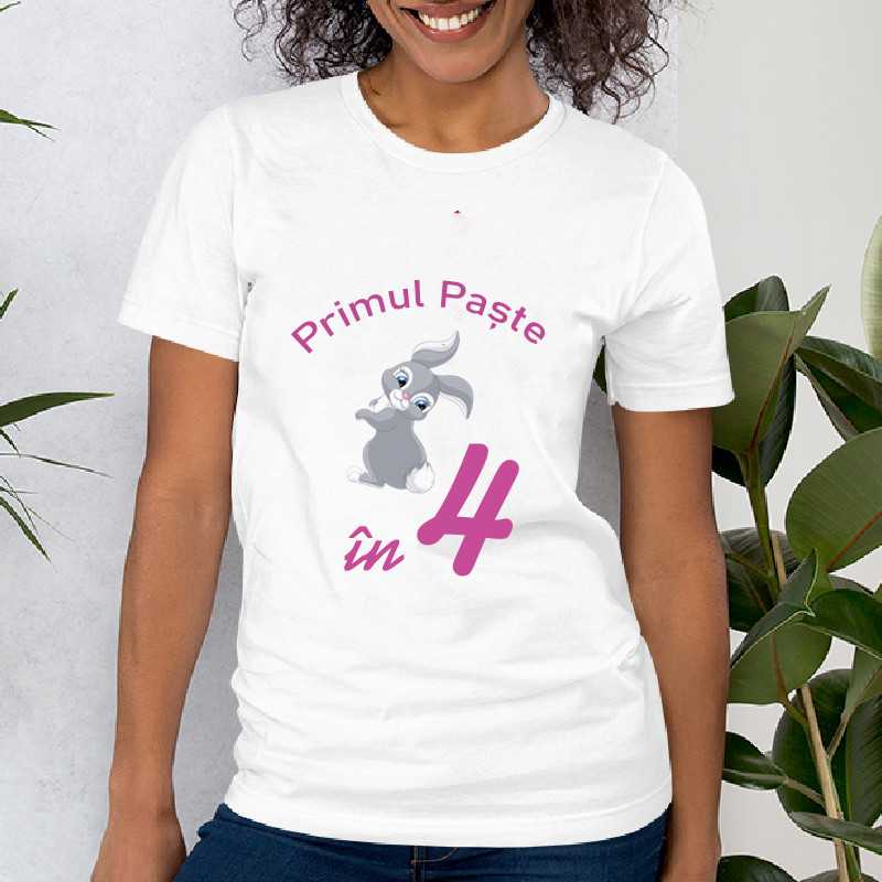 Tricou damă cu imprimeu iepuras