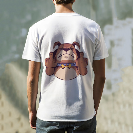 Tricou cu imprimeu BULLDOG