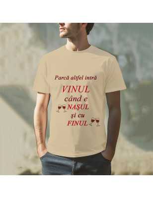 Tricou cu imprimeu nasu si finu