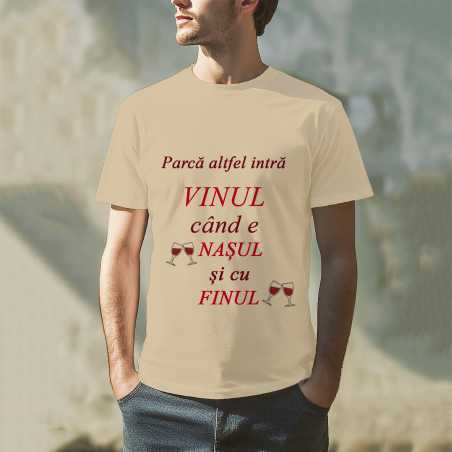 Tricou cu imprimeu nasu si finu
