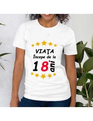 TRICOU CU IMPRIMEU FUNNY 18 ANI