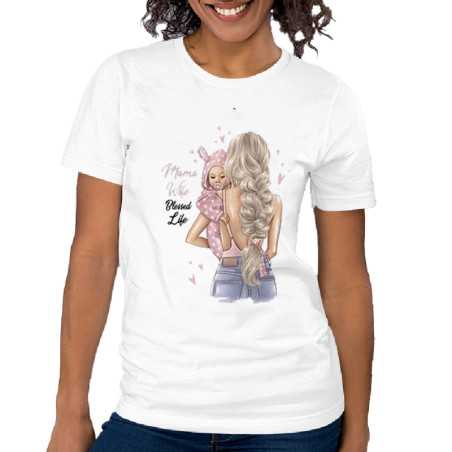 TRICOU DAMĂ CU IMPRIMEU MUM AND DOUGHTER