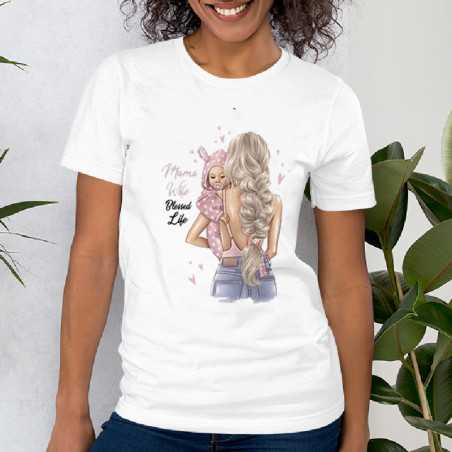 TRICOU DAMĂ CU IMPRIMEU MUM AND DOUGHTER