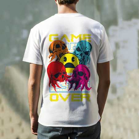 Tricou cu imprimeu GAME OVER