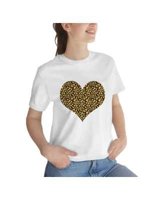 TRICOU CU INIMĂ LEOPARD