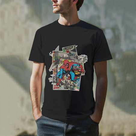 TRICOU BĂRBAȚI CU IMPRIMEU SPIDERMEN