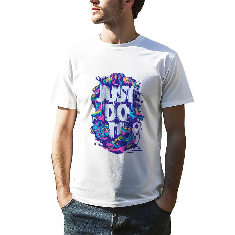 TRICOU BĂRBAȚI CU IMPRIMEU JUST DO IT