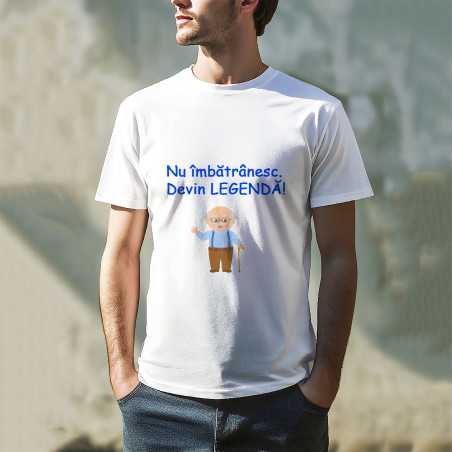 TRICOU BĂRBAȚI CU IMPRIMEU BĂTRÂN