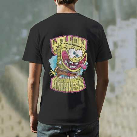 TRICOU BĂRBAȚI CU IMPRIMEU HAPPINES